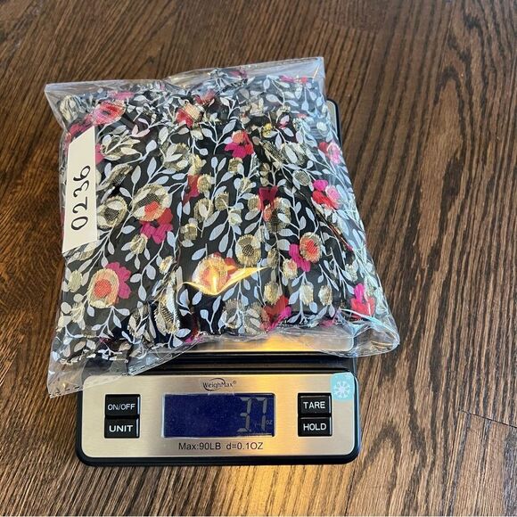 Kate Spade Floral Park Clip Dot Metallic Silk Blouse Top Sz XS Sleeveless - Picture 11 of 11